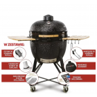 Grill ceramiczny Kamado Bono LIMITED Czarny